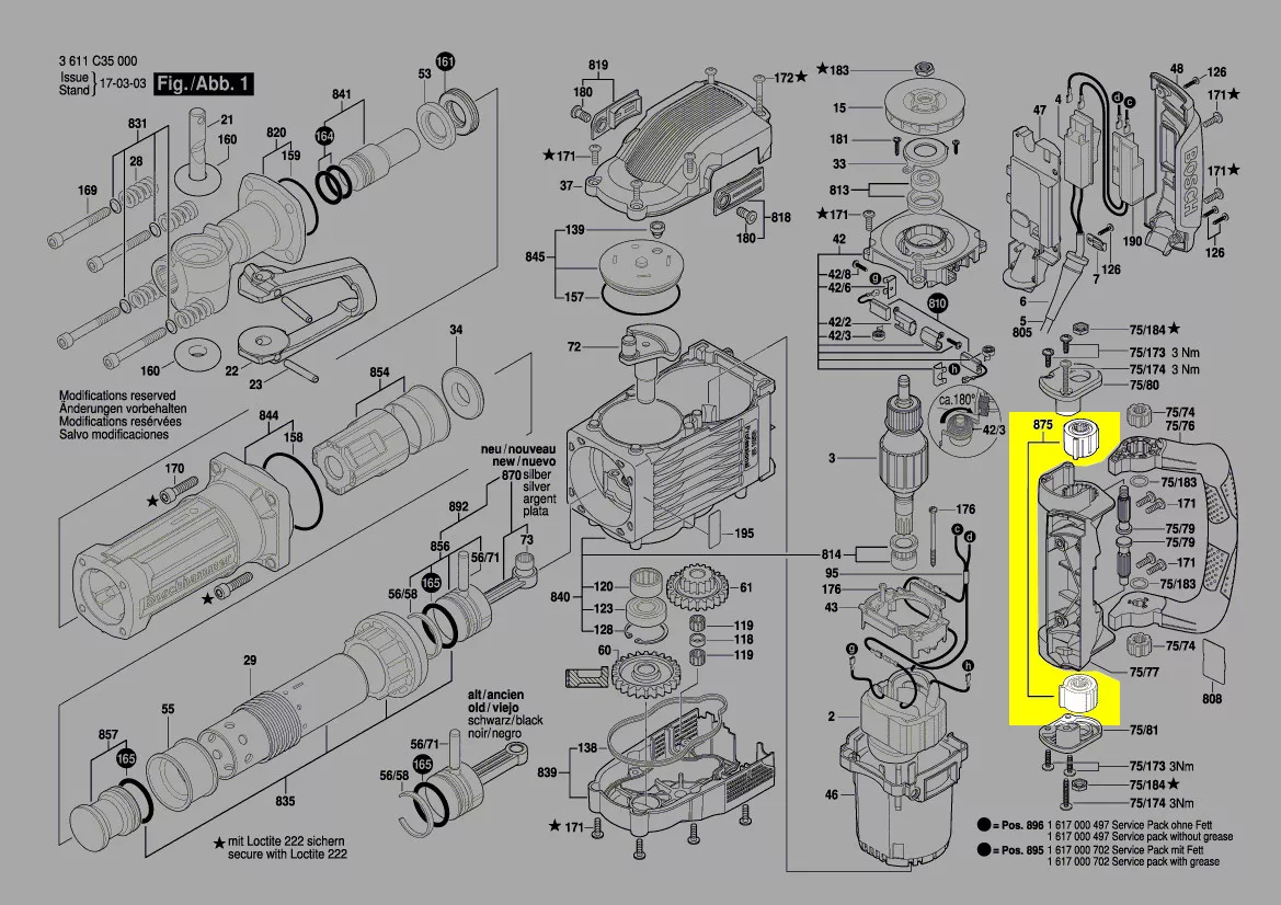 caoutchouc ressort réf. 1 617 000 496 Bosch